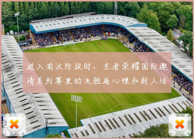 进入淘汰阶段时，王者荣耀国际邀请系列赛里的决胜局心理和新人培养应该先保哪一个